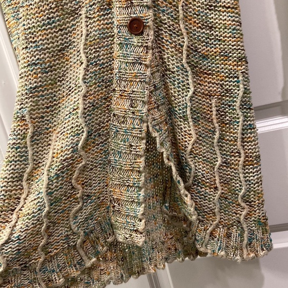 BCBG Maxazria - Cable Multicolor Knit Long Cardigan - Picture 9 of 11